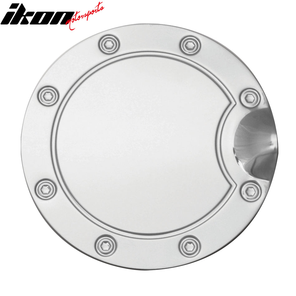 2002-2008 Ram 1500 2500 3500 Chrome Gas Door Cap Cover Stainless Steel