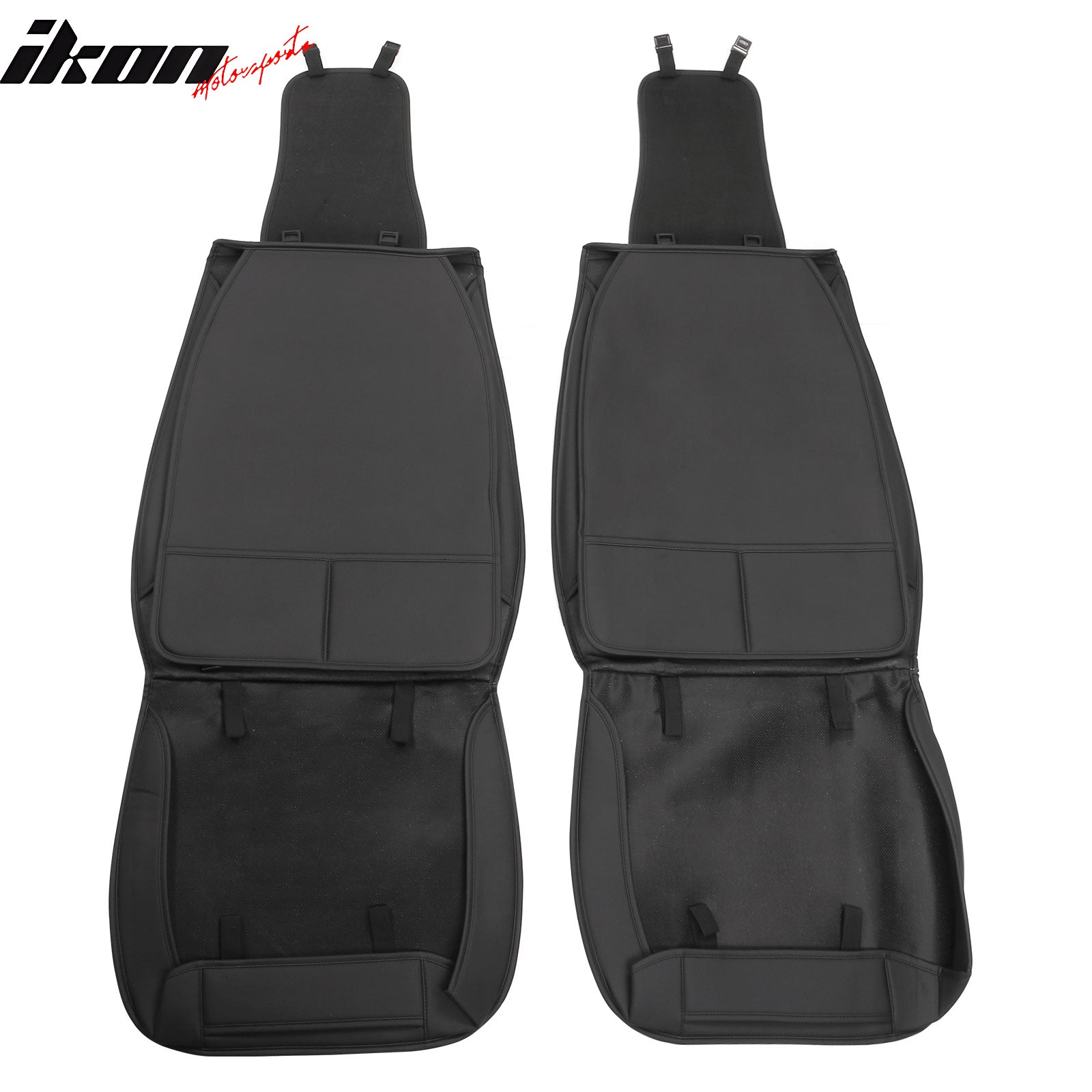 Fits Universal Car Seat Covers Cushion Protectors PU Leather - 02 Style