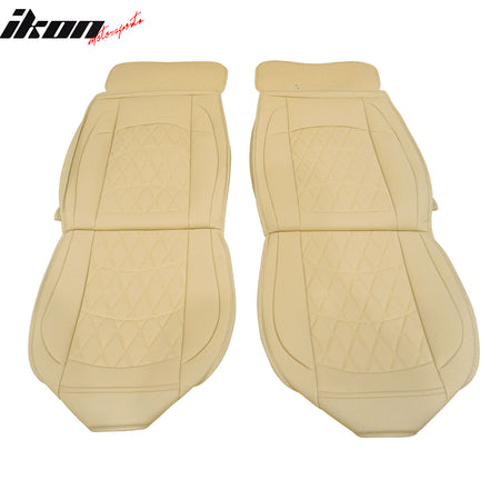 For 09-23 Dodge Ram 1500 2500 3500 Seat Covers PU Leather 5-Seat Bench Pad