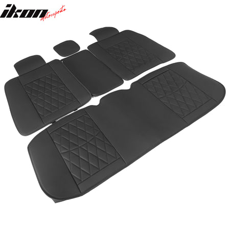 Fits 05-23 Toyota Tacoma 5-Seat Seat Covers Cushion Protector PU Leather