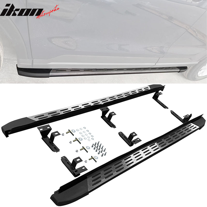 IKON MOTORSPORTS, Running Boards Compatible with 2023 2024 Honda CR-V CRV, 2PCS Running Boards Side Step Nerf Bars Aluminum