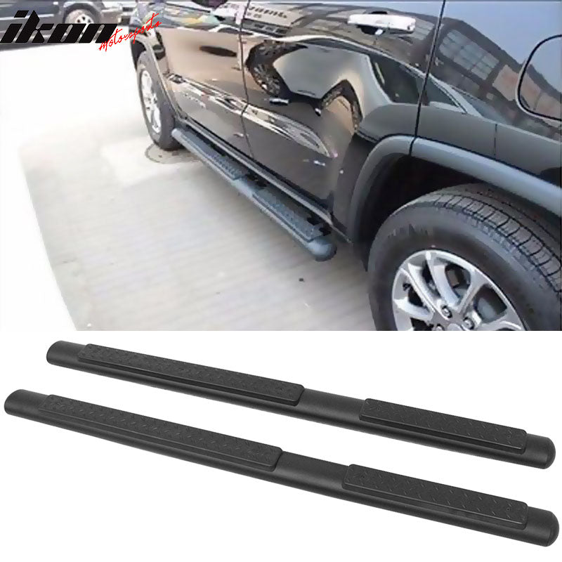 2011-2017 Jeep Grand Cherokee OE Style Black Running Board Aluminum