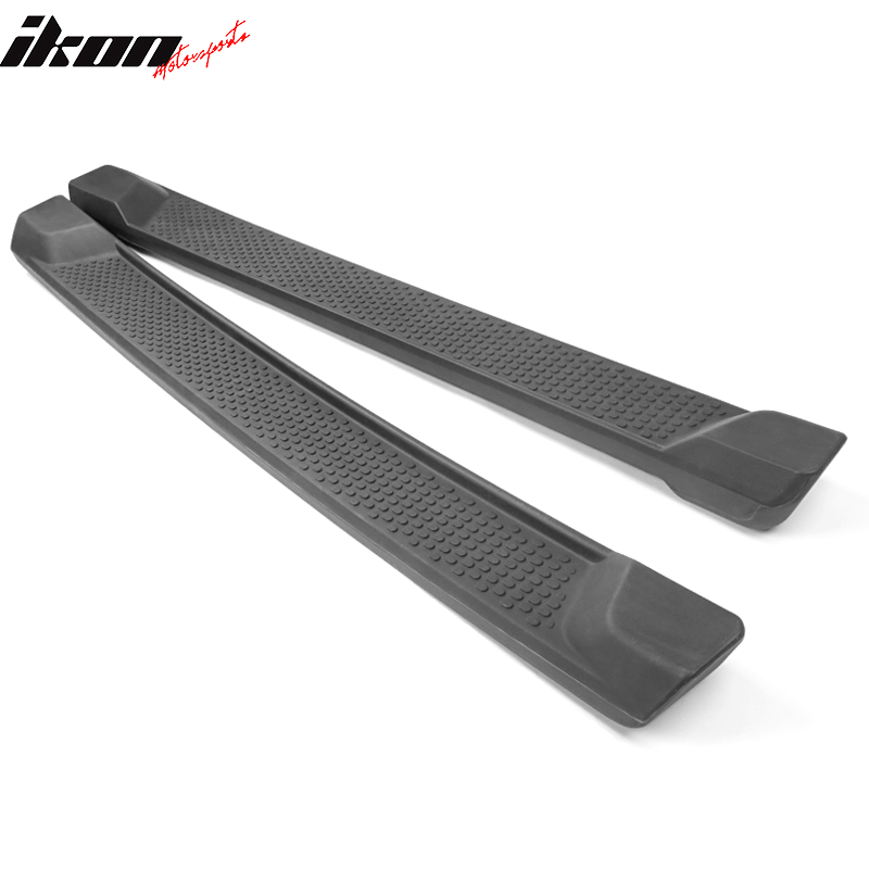 Fits 18-24 Jeep Wrangler JL 4DR Factory Style Textured Black Running Boards