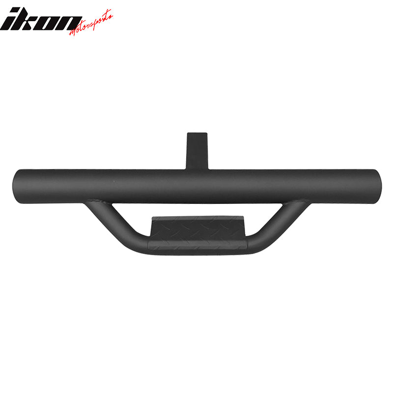 Universal Black Powder Coated Cab Step Bumper Guard W/ 2Inch Receiver 31.5 Inch