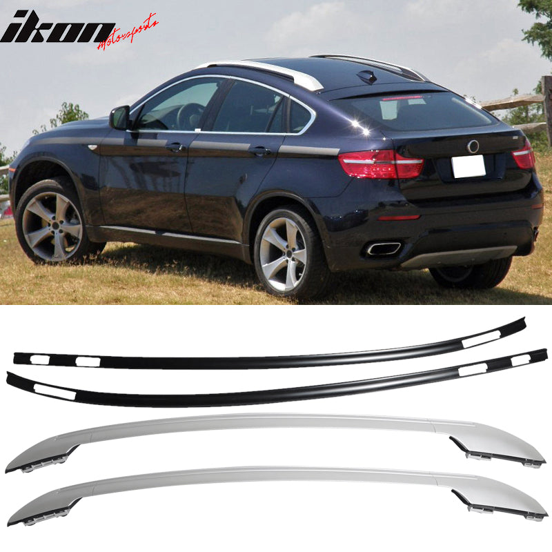 2008-2014 BMW X6 E71 E72 OE Style Polish Roof Rack Cross Bar Aluminum