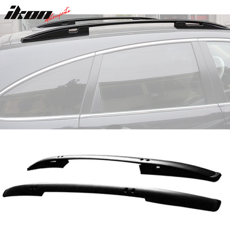 2007-2011 Honda CRV OEM Style Black Roof Rack Side Rail Aluminum