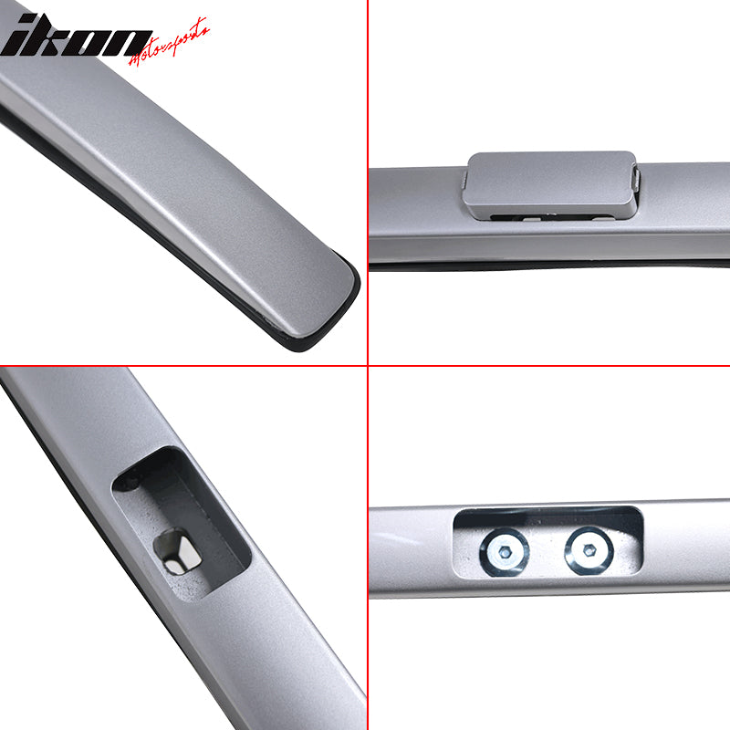 Fits 17-22 Honda CRV OE Factory Style Top Roof Rack Rail Bar Aluminum Silver 2PC