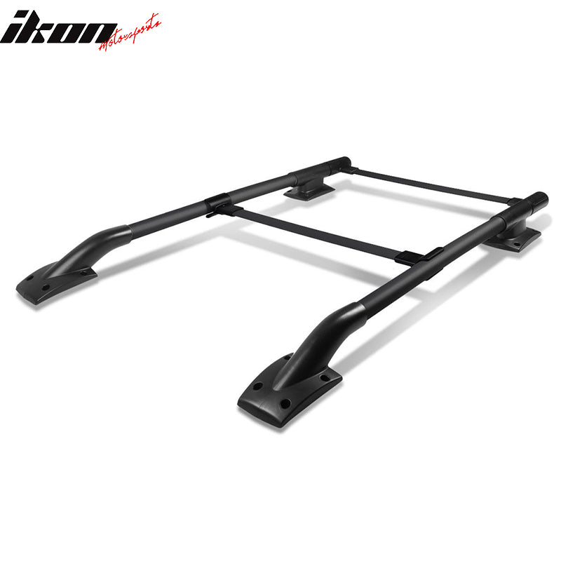 Fits 05-22 Nissan Frontier OE Style Roof Rack Rail Cross Bar Luggage Kit Black