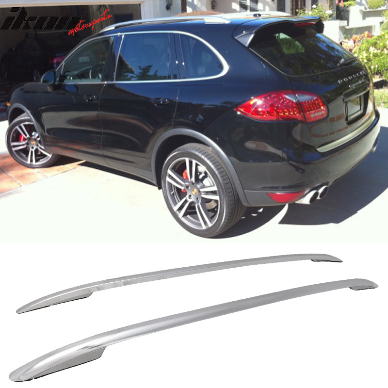 2011-2016 Porsche Cayenne OE Style Silver Roof Rack Cross Bar Aluminum