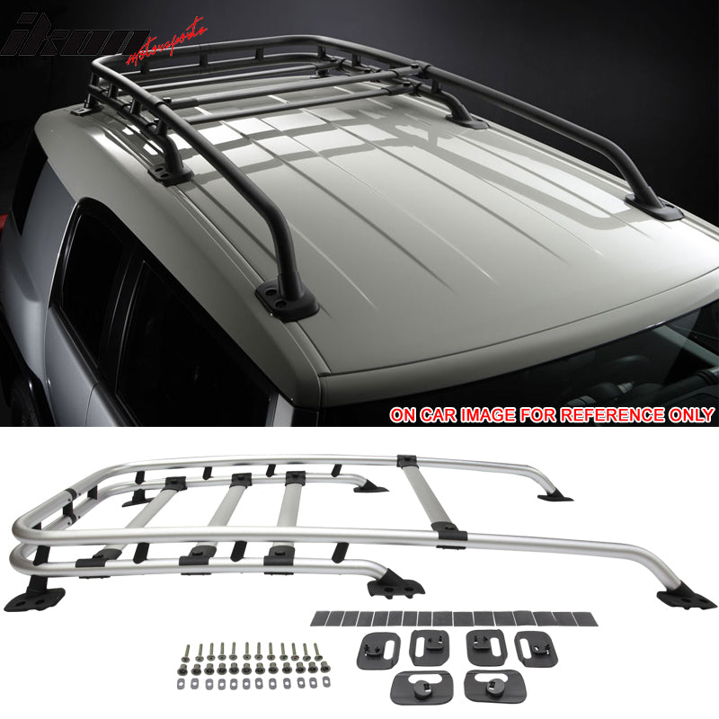 Fits 07-14 Fj Cruiser Aluminum OE Roof Rack Rail Cross Bar Luggage Carrier