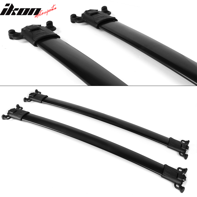 Fits 10-17 Chevy Equinox GMC Terrain Factory Style Top Roof Rack Cross Bar Black