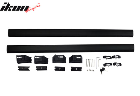 Fits 11-22 Grand Cherokee WK Aluminum Roof Rack Rail Luggage Carrier Cross Bars