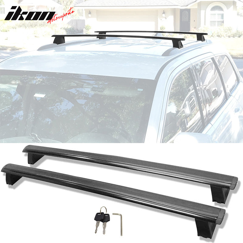 2011-2022 Jeep Grand Cherokee OE Black Roof Rack Cross Bar Aluminum