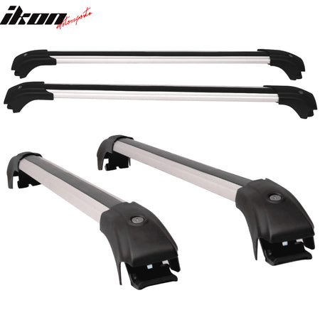 Fits 14-20 Nissan Rogue Aluminum Top Roof Rack Cross Bars Luxury Style 2PC