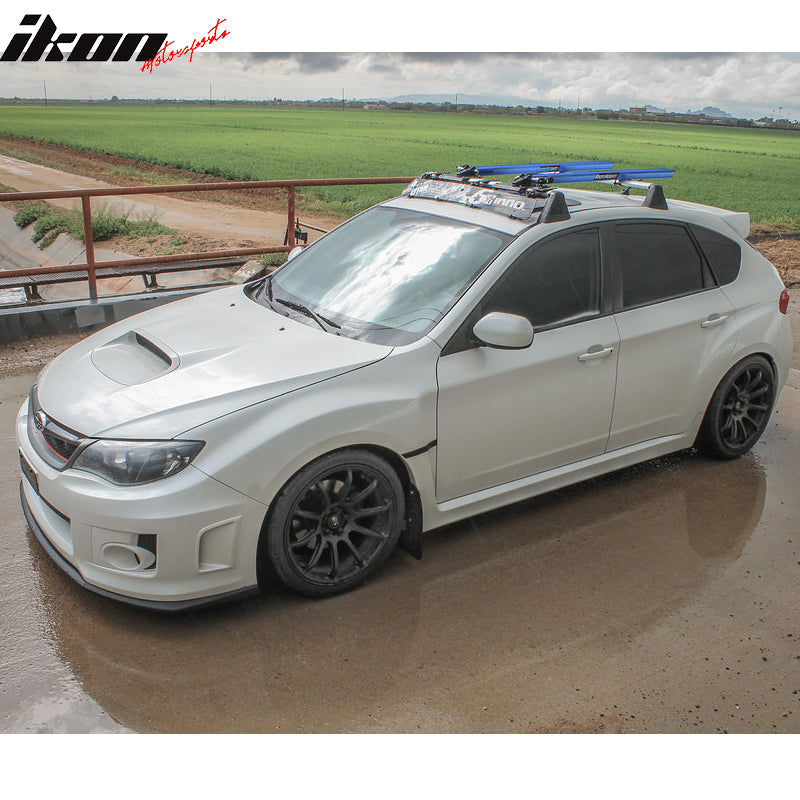 Cross Bars Compatible With 2008-2011 Subaru Impreza 2008-2014 WRX, Factory Style Silver Roof Rack Cross Bars By IKON MOTORSPORTS, 2009 2010 2012 2013