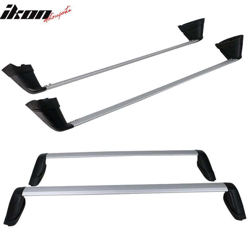 Fits 08-14 Subaru Impreza WRX STI Roof Rack Cross Bar OE Style Aluminum Pair 2PC