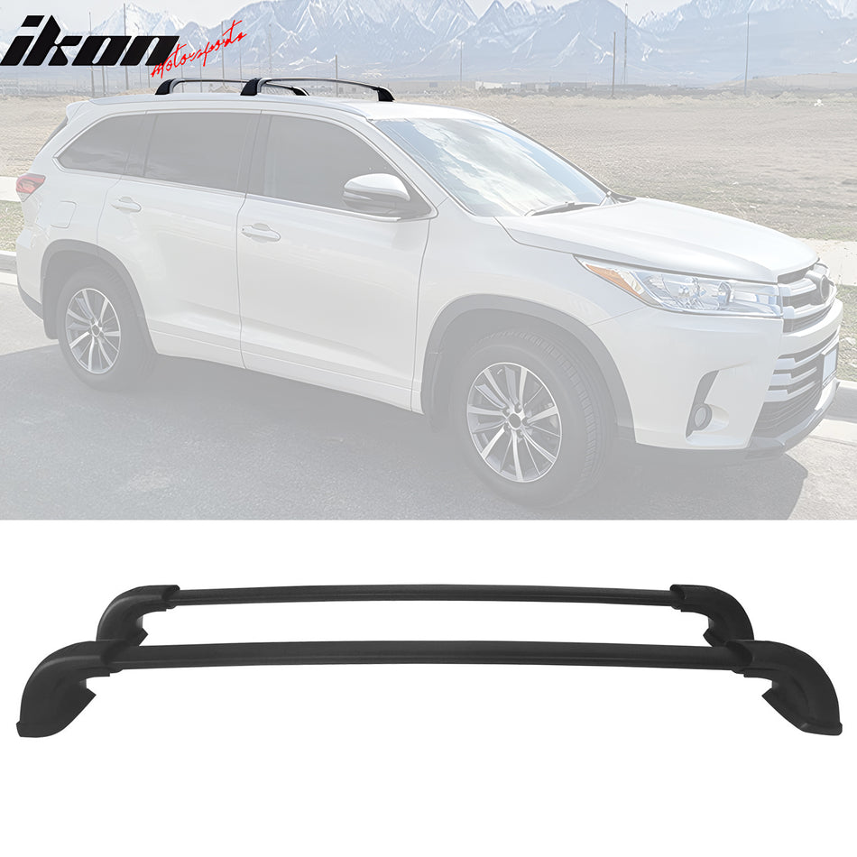 2014-2019 Toyota Highlander Roof Rack Cargo Carrier Cross Bar Aluminum