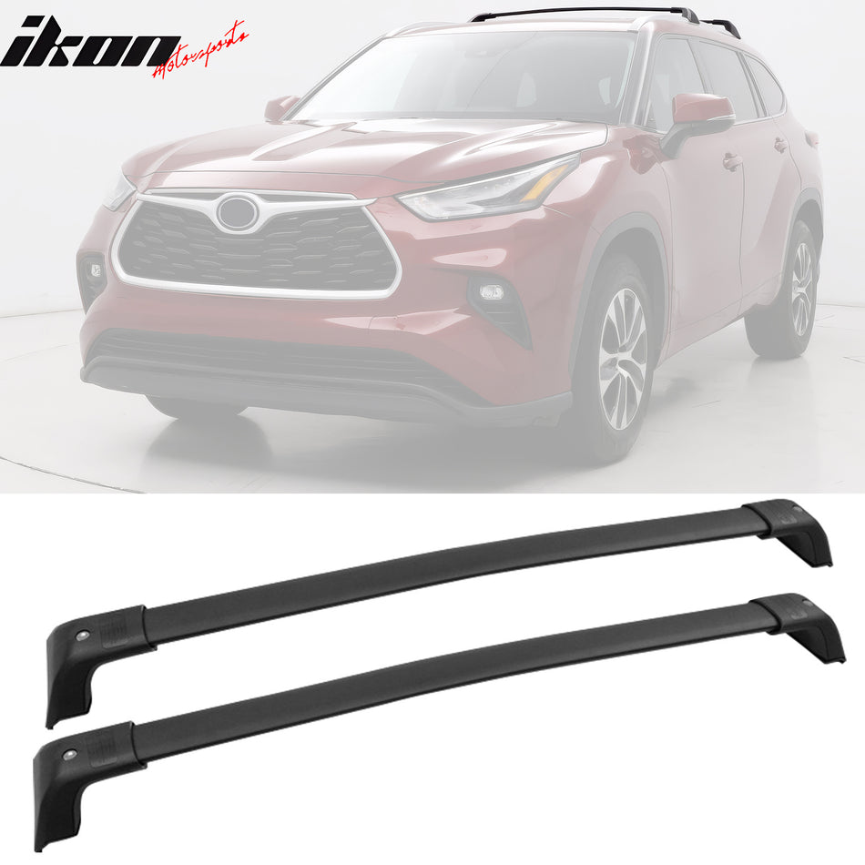 2020-2024 Toyota Highlander Roof Rack Cargo Carrier Cross Bar Aluminum