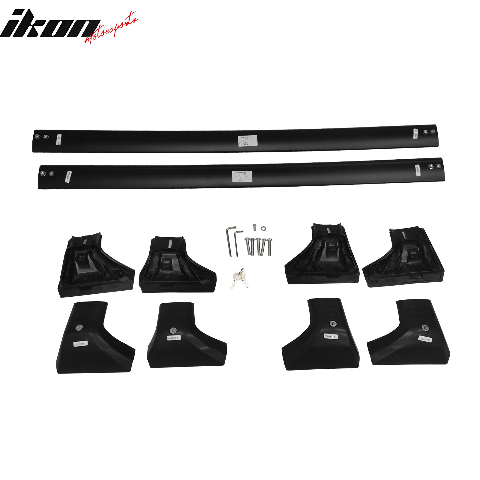 Fits 20-24 Toyota Highlander Aluminum Roof Rack Rail Luggage Carrier Cross Bars