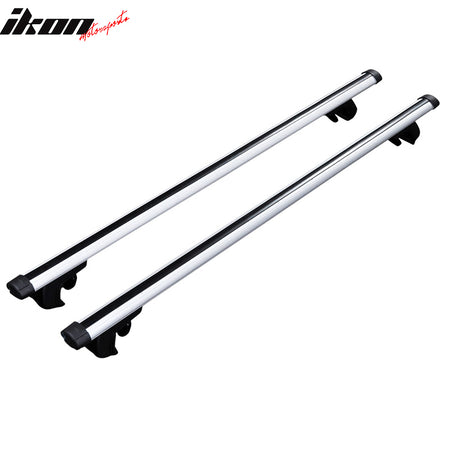 48" Universal Car Pick Up Roof Rack Top Aluminum Cargo Carrier Cross Bars Clamps