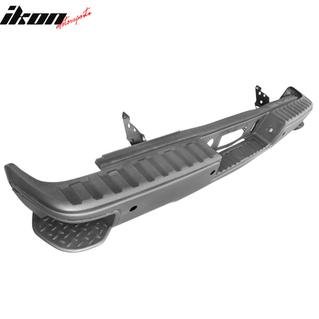 Fits 14-18 Silverado GMC Sierra Chrome Rear Step Bumper w/ Sensor Holes