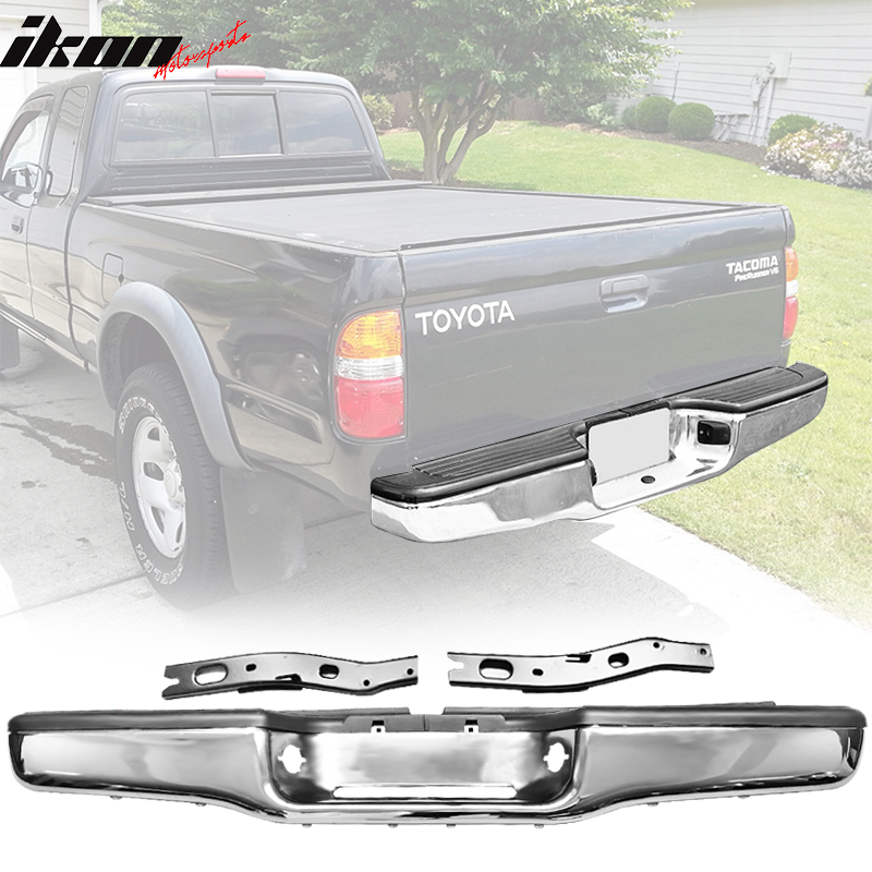 Fits 95-04 Toyota Tacoma Rear Step Bumper - Steel