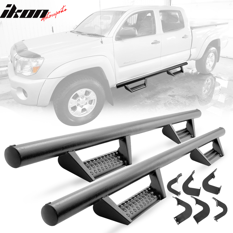 2005-2022 Toyota Tacoma Double Cab BCK Style Black Running Boards