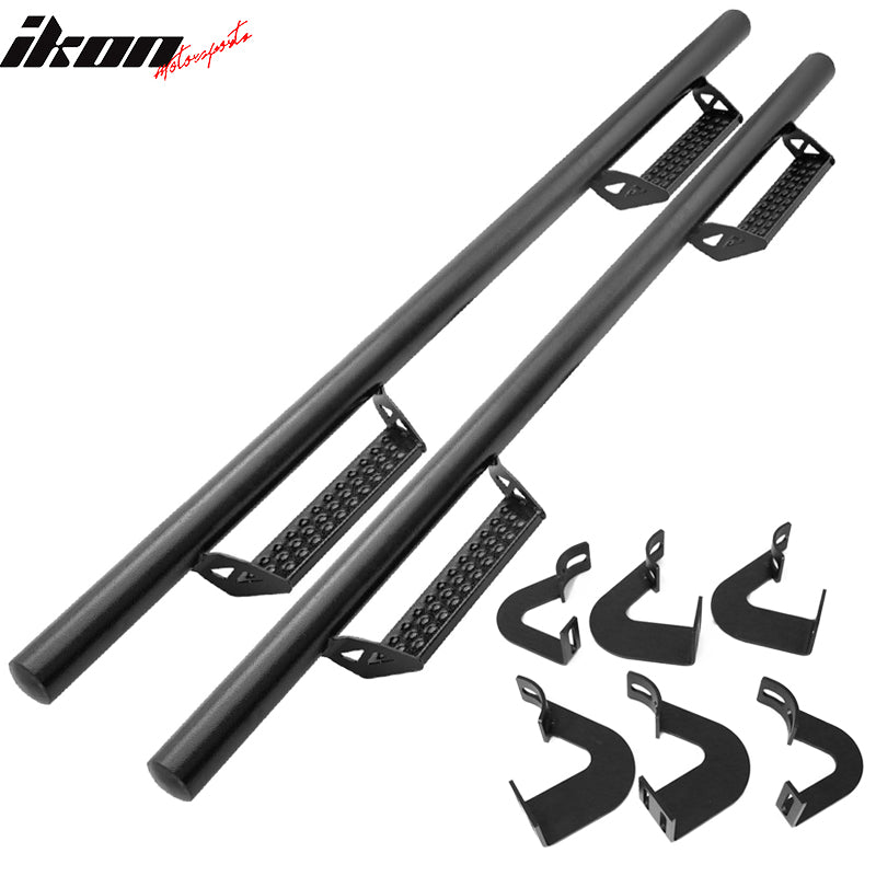 Fits 05-22 Toyota Tacoma Double Cab BCT Style Side Step Bars