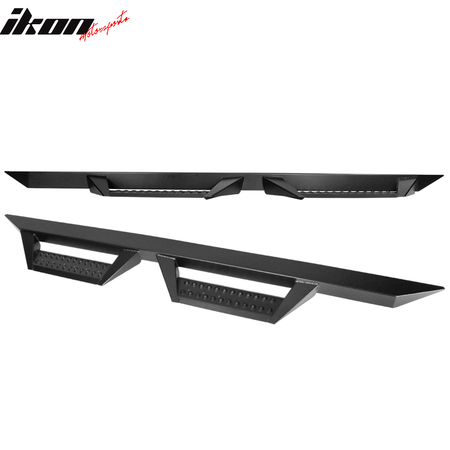 Fits 07-18 Jeep Wrangler 4Dr BZ Style Side Step Bars