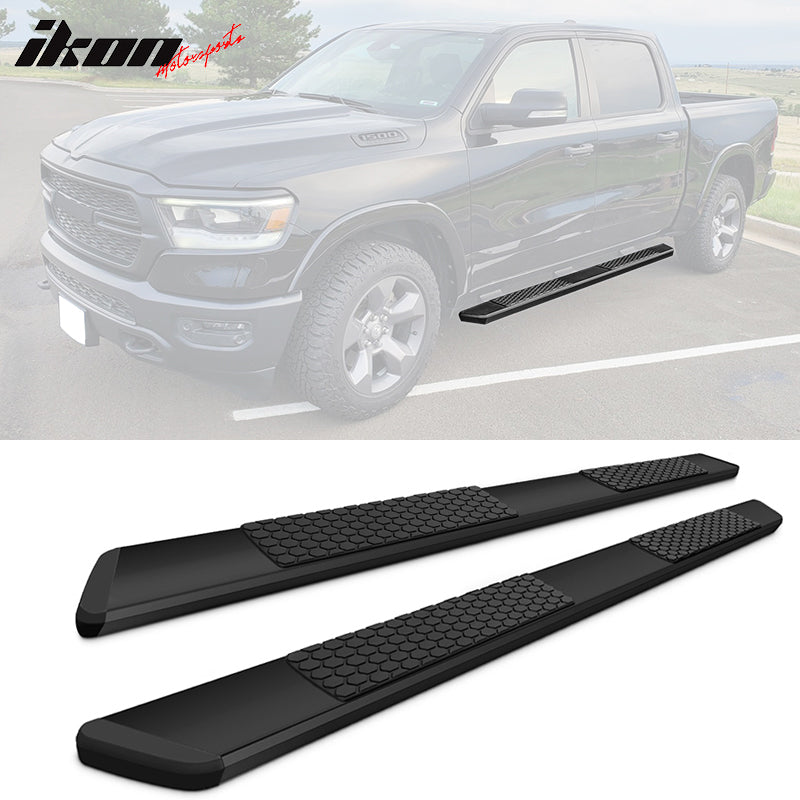 Fits 19-24 Ram 1500 Crew Cab Side Step Nerf Bars