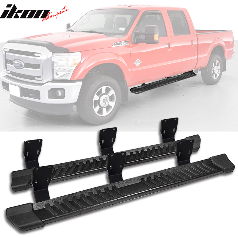 Fits 99-16 Ford F250 Superduty Crew Cab V Style Running Boards