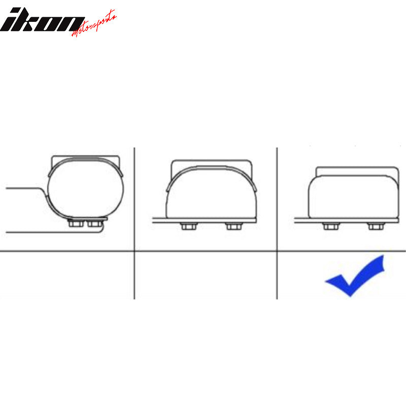 Fits 07-18 Silverado Sierra 1500 Crew Cab Side Step Nerf Bar