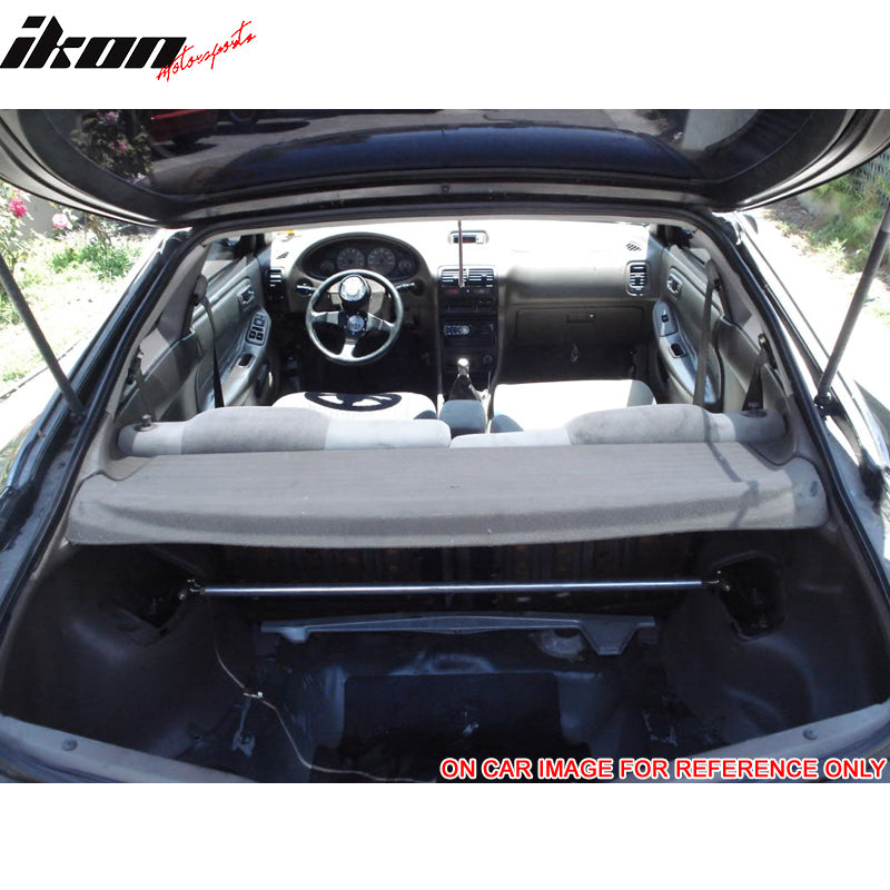 Trunk Cover Compatible With 1994-2001 Acura Integra, Hatchback Factory Style Trunk Cargo Security Cover by IKON MOTORSPORTS, 1995 1996 1997 1998 1999 2000