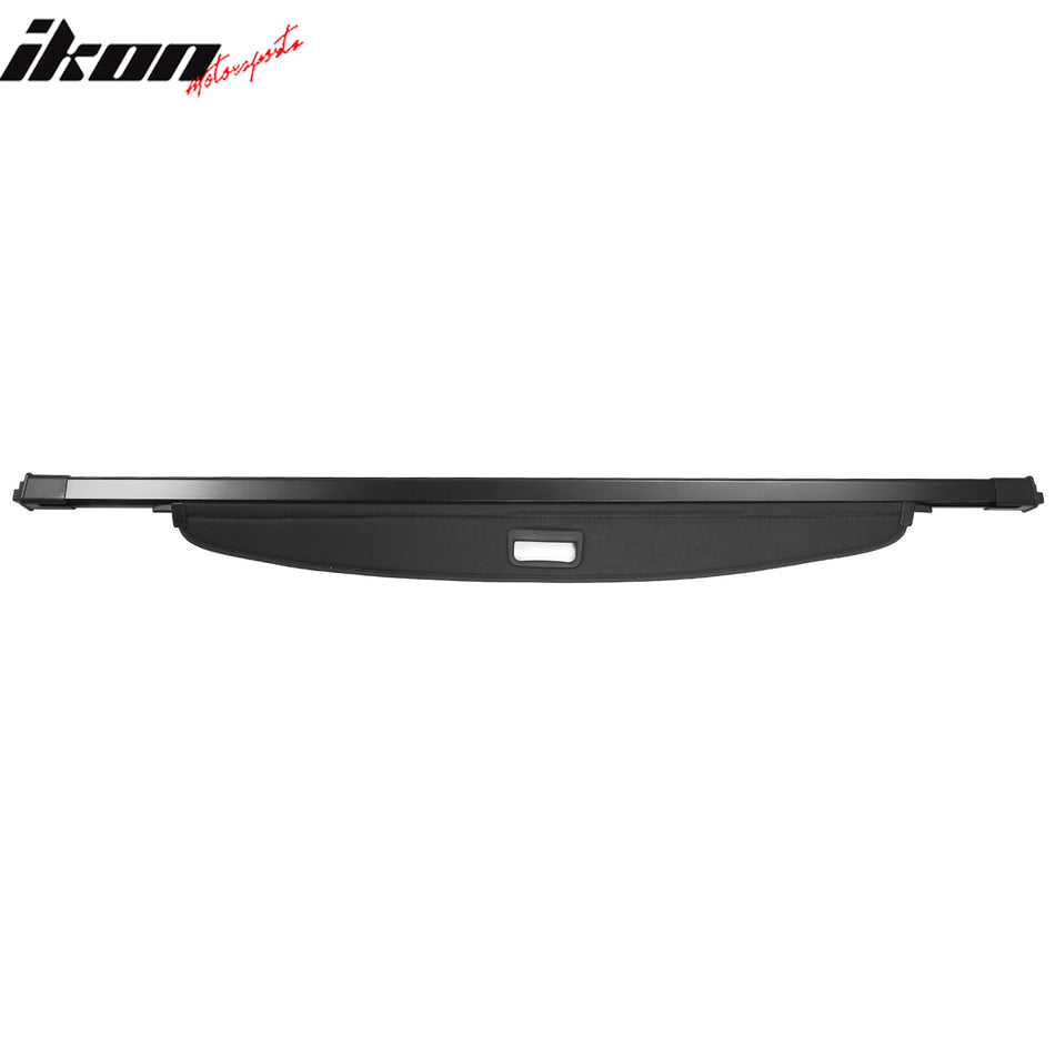 2021-2023 Chevy Cadillac GMC Black Trunk Cargo Cover PVC Aluminum Rod