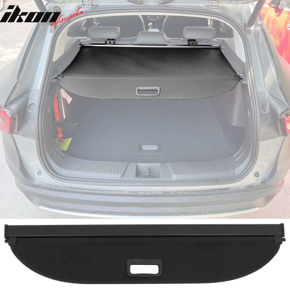 2024 Chevrolet Trax Black Retractable Rear Trunk Cargo Cover Canvas