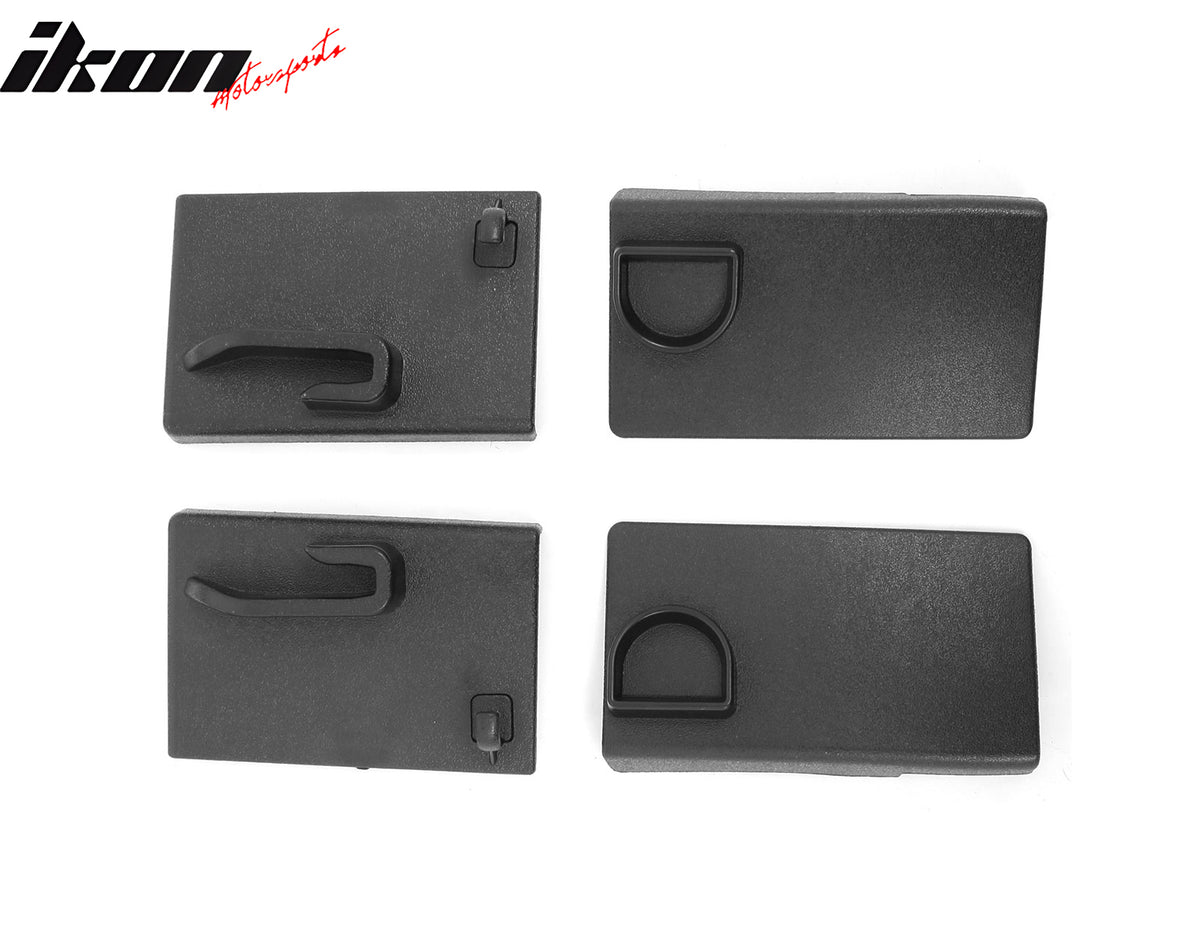 For 21-25 Ford Bronco 4DR Retractable Rear Trunk Cargo Cover Luggage Shade Black