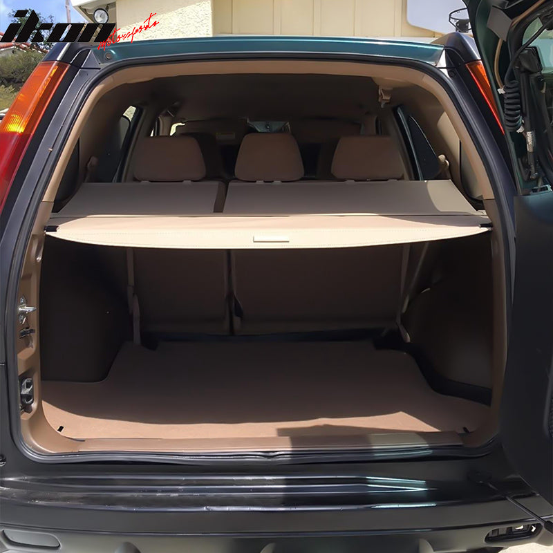 Cargo Cover Compatible With 2012-2016 Honda CRV, Factory Style Luggage Carrier Rear Trunk Security Cover by IKON MOTORSPORTS, 2013 2014 2015