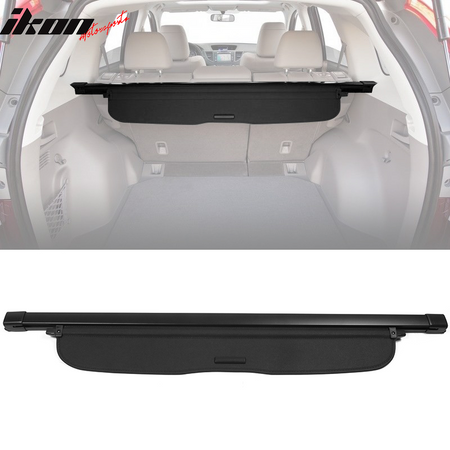 Cargo Cover Compatible With 2012-2016 Honda CRV, Factory Style Beige Luggage Carrier Rear Trunk Security Cover by IKON MOTORSPORTS, 2013 2014 2015