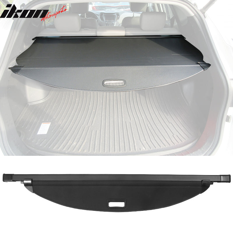 2015-2018 Hyundai Santa Fe Sport Black Rear Trunk Cargo Cover Shade