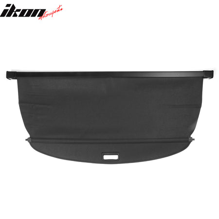 IKON MOTORSPORTS, Rear Cargo Cover Compatible With 2016-2021 Hyundai Tucson, Retractable Rear Trunk Security Cargo Cover, 2017 2018 2019 2020