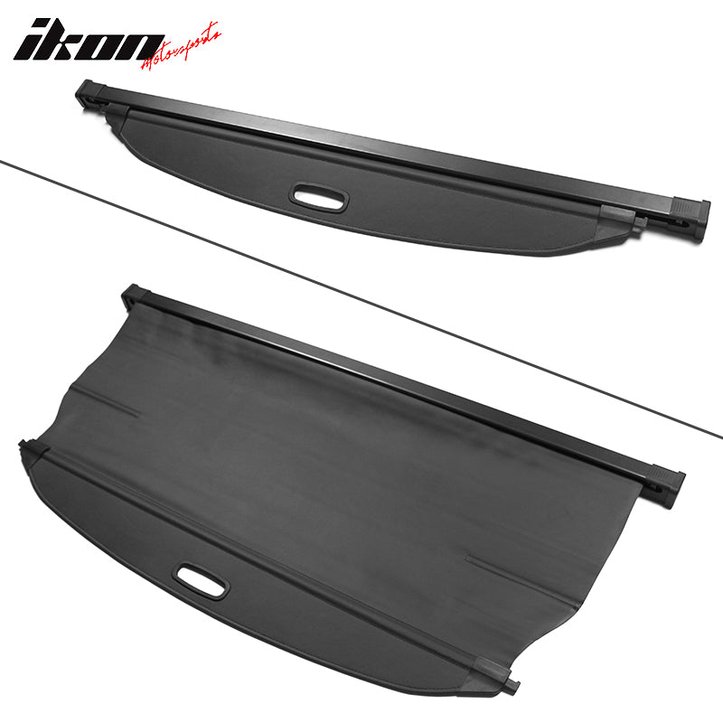 Fits 16-20 Kia Sorento Tonneau Cargo Shade Cover Black Vinly+Aluminum Rod