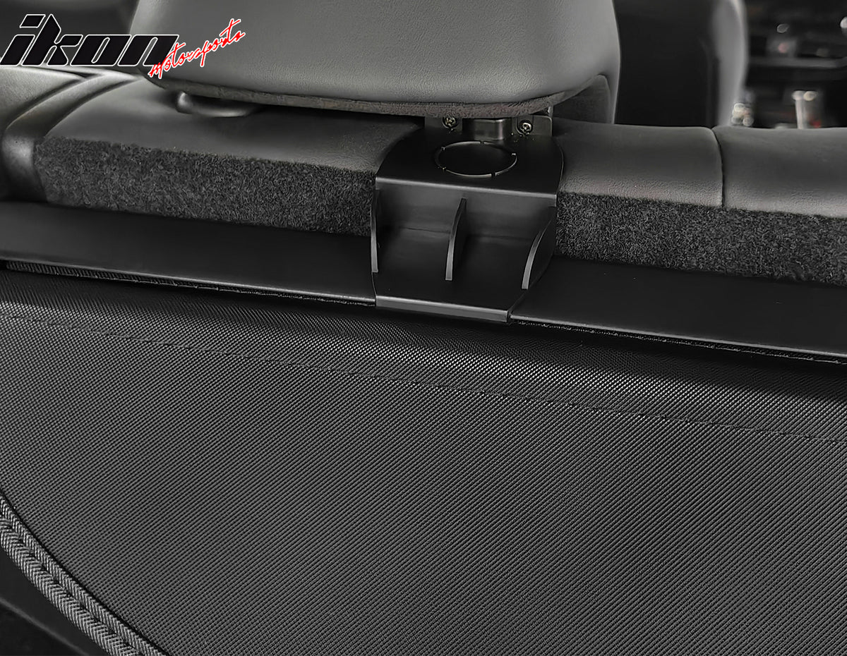 Fits 22-24 Lexus NX250 350 350h Retractable Rear Trunk Cargo Cover Canvas Black