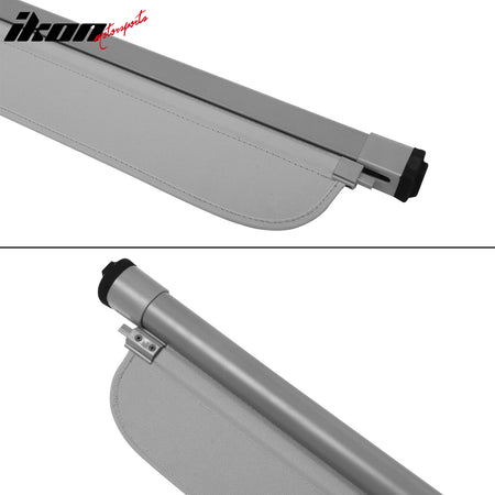 Fits 06-11 Benz ML350 ML500 Tonneau Cargo Cover Retractable Vinly+Aluminum Rod