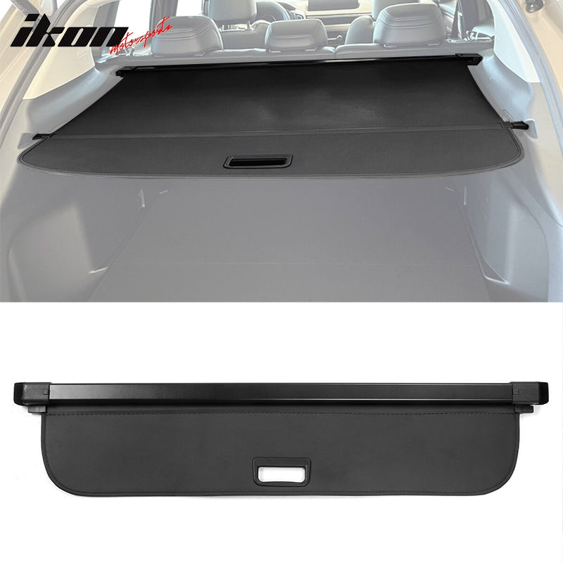 2023-2024 Mazda CX-50 Black Rear Trunk Cargo Cover PVC Aluminum Rod