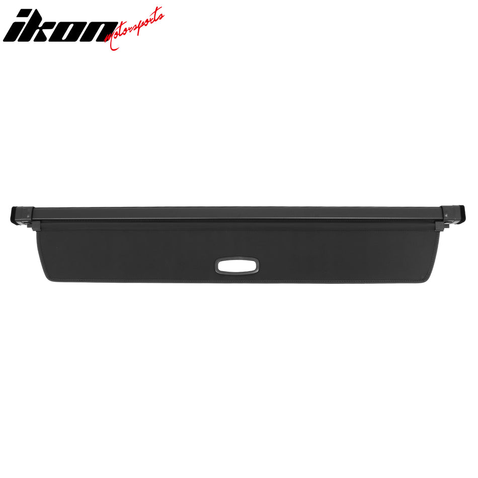 2022-2024 Rivian R1S Black Retractable Rear Trunk Cargo Cover Canvas