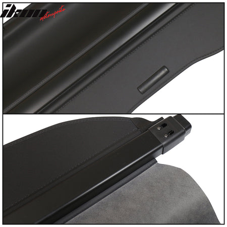 Fits 19-24 Subaru Forester Retractable Black Rear Cargo Security Tonneau Cover