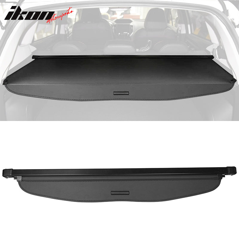 2018-2023 Subaru Crosstrek 2017-2023 Impreza Black Tonneau Cargo Cover