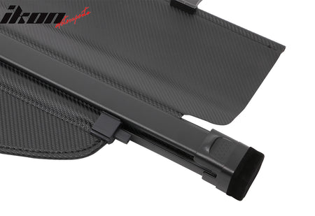 Fits 24-25 Toyota Grand Highlander Carbon Fiber Print Retractable Cargo Cover