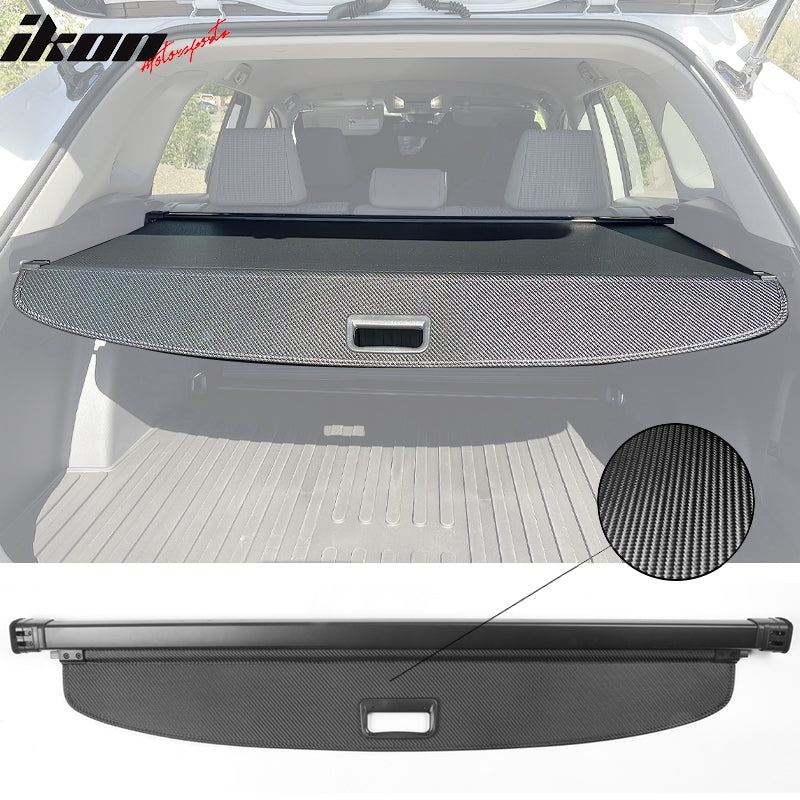 2019-2024 Toyota RAV4 Carbon Fiber Texture Retractable Cargo Cover PVC