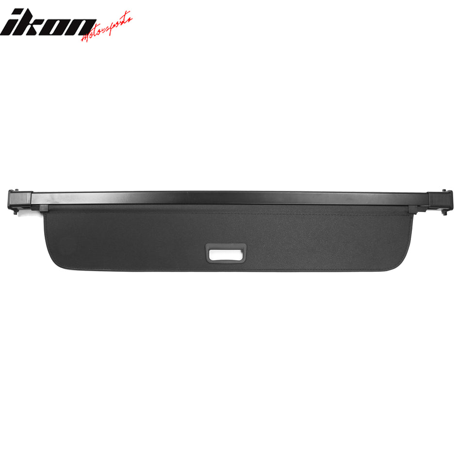 2016-2024 Volvo XC90 Black Rear Trunk Cargo Cover PVC Aluminum Rod